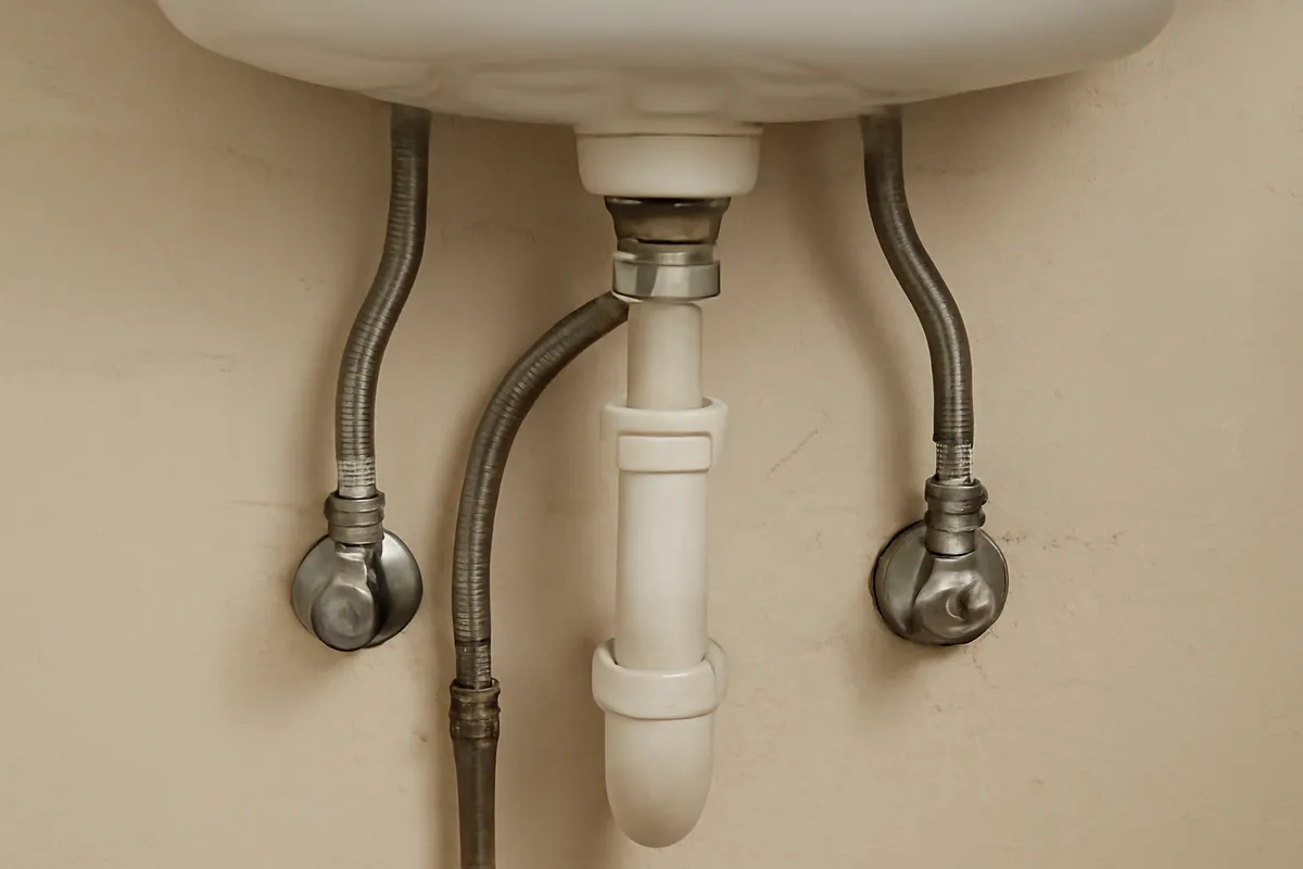 Conexiones de flexos de grifería bajo lavabo