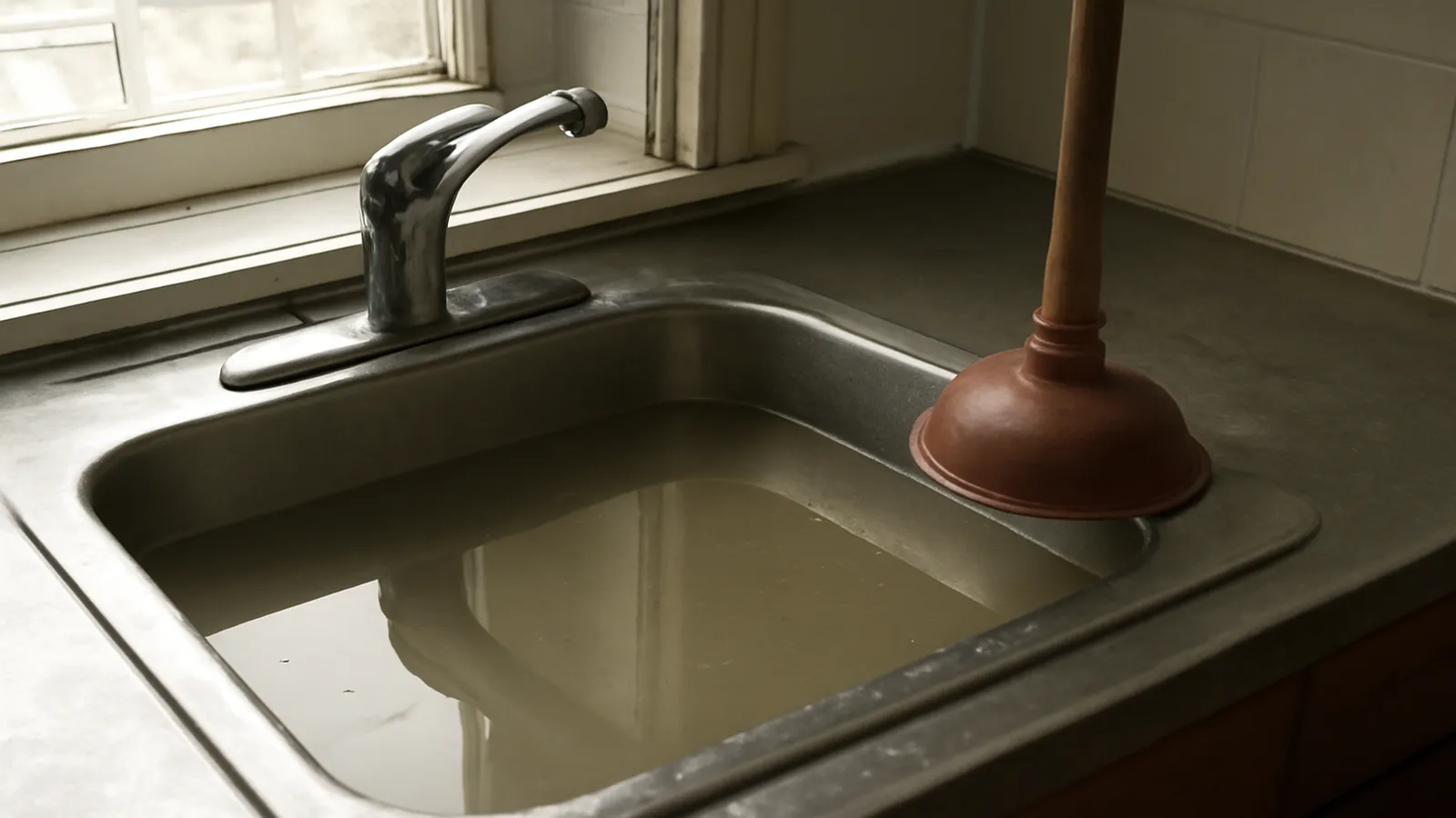 Atasco en el desagüe de la cocina: causas y solución paso a paso