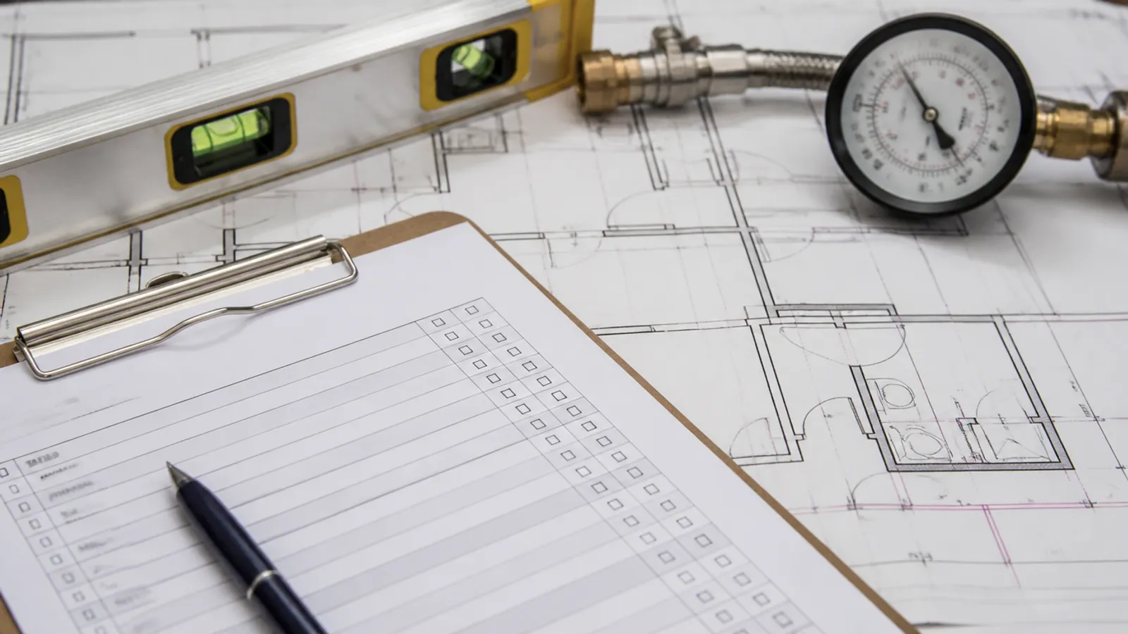 Checklist de inspección en una reforma de fontanería