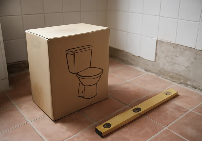 Inodoro y lavabo recién instalados en un baño de Madrid, sin personas, con herramientas de fontanería